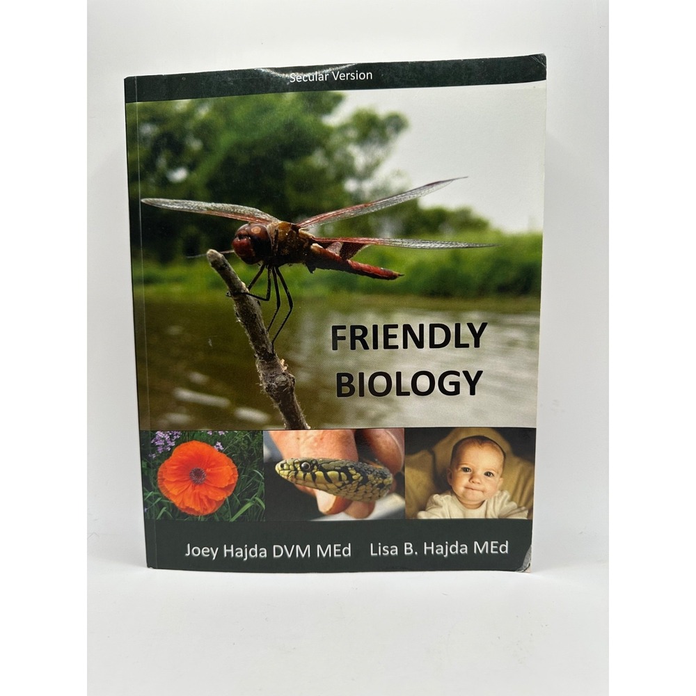 Friendly Biology Secular Version Edition Joey & Lisa Hajda Homeschool Textbook